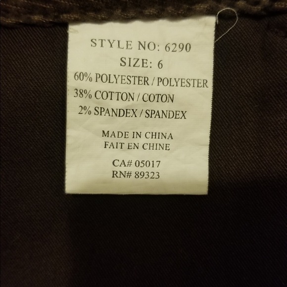 Brown Corduroy Roots Mini Skirt - Picture 4 of 4